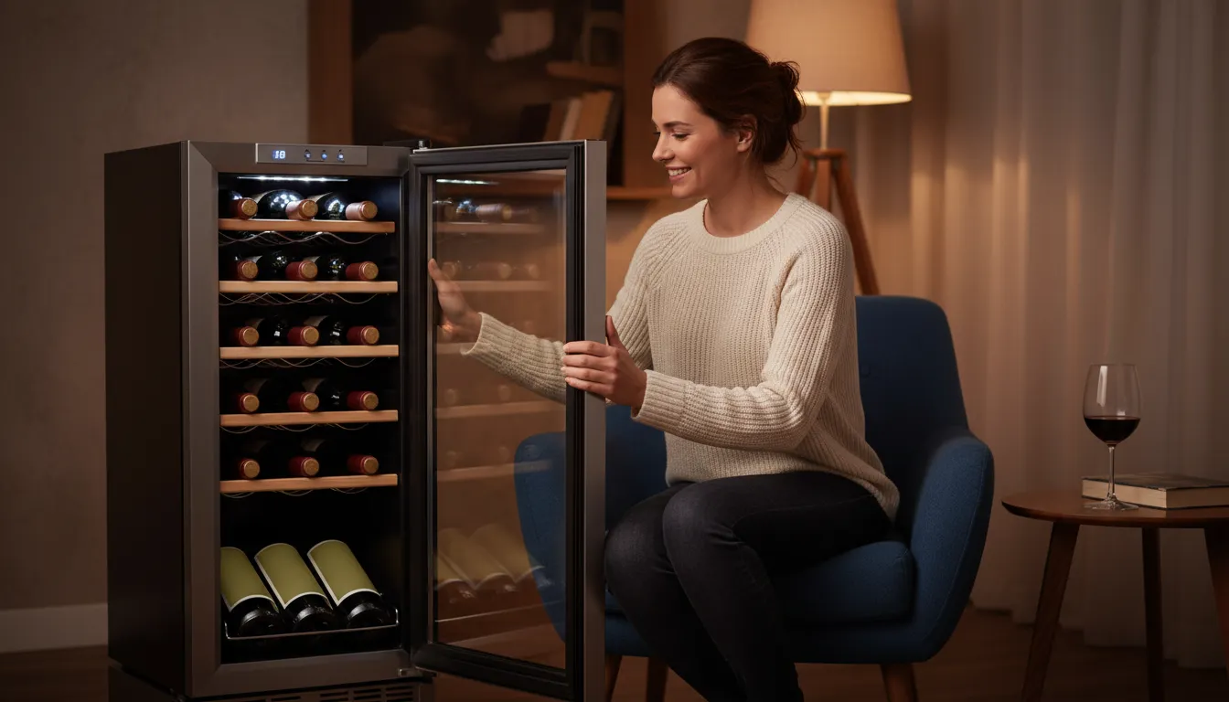 Adega climatizada atende diferentes capacidades de garrafas