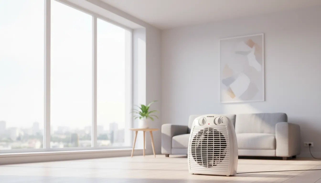 Aquecedor de ambiente seguro para inverno