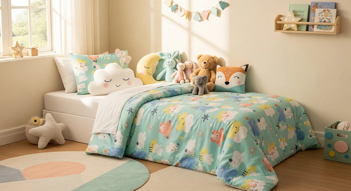 Qual edredom infantil é mais seguro para crianças pequenas?