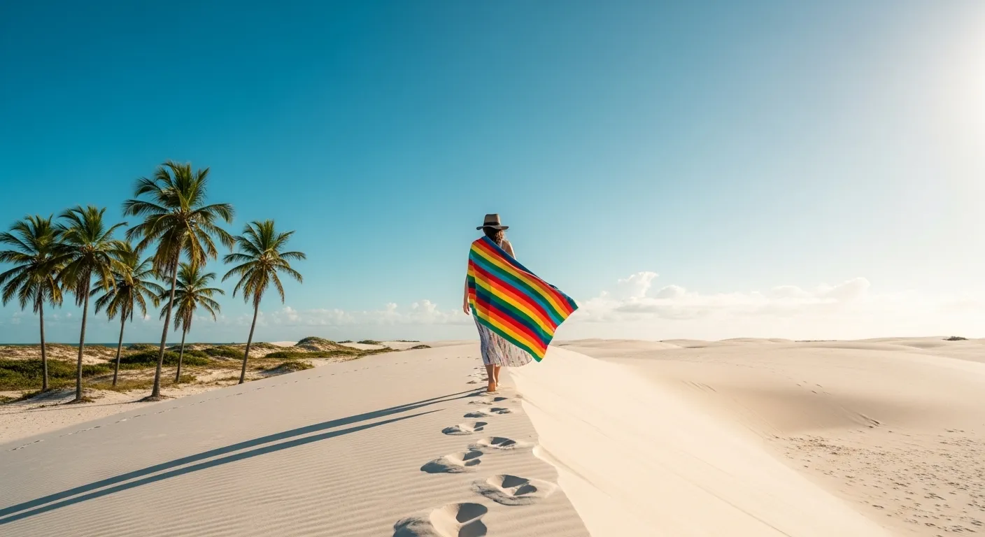 Toalha de praia com toque macio e absorção premium