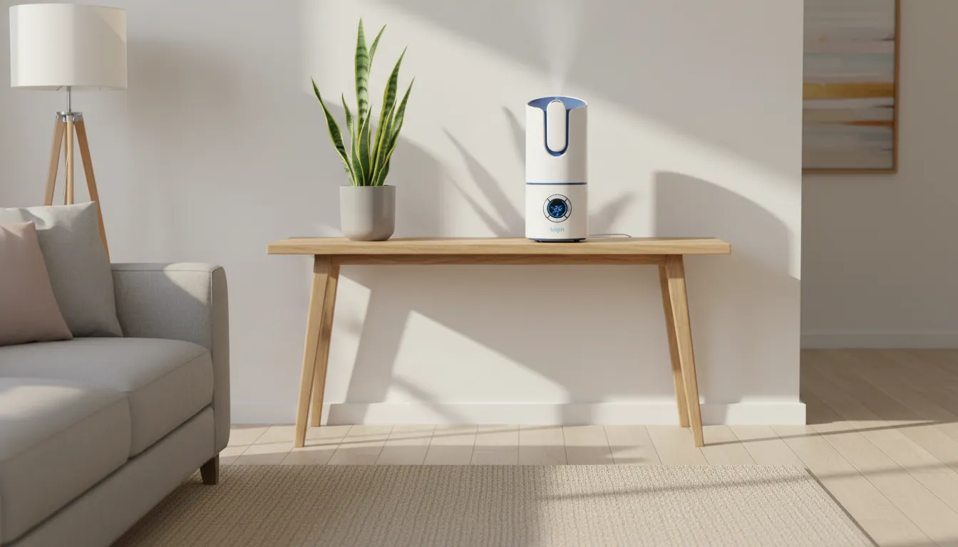 umidificador de ar com LED suave para quarto infantil