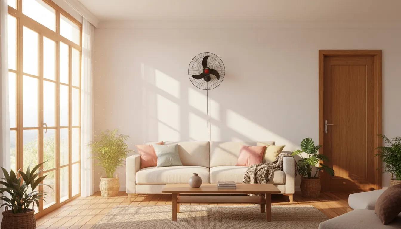 Qual ventilador de parede indicado para corredor longo? ventilador de parede solução prática para ambiente quente