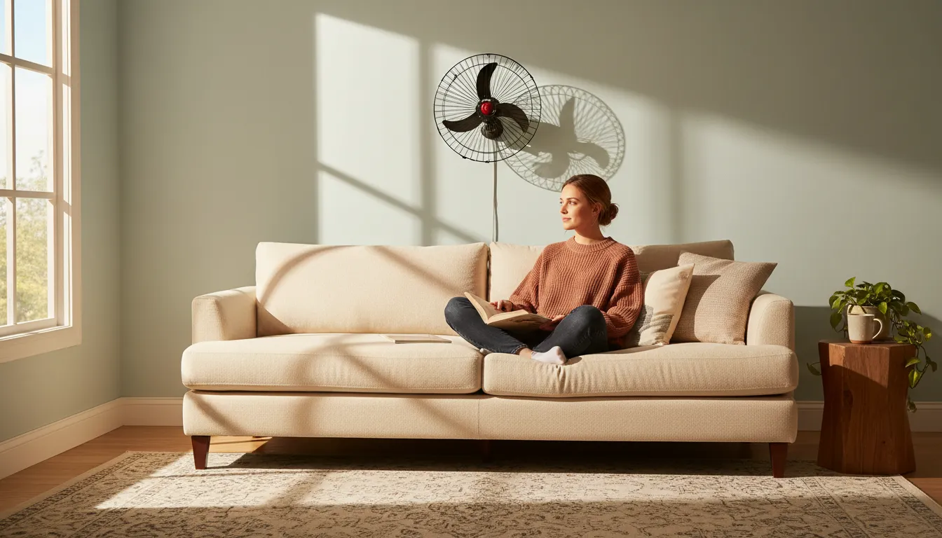 Ventilador de parede de 50cm atende 30 metros quadrados? ventilador de parede solução profissional para calor intenso