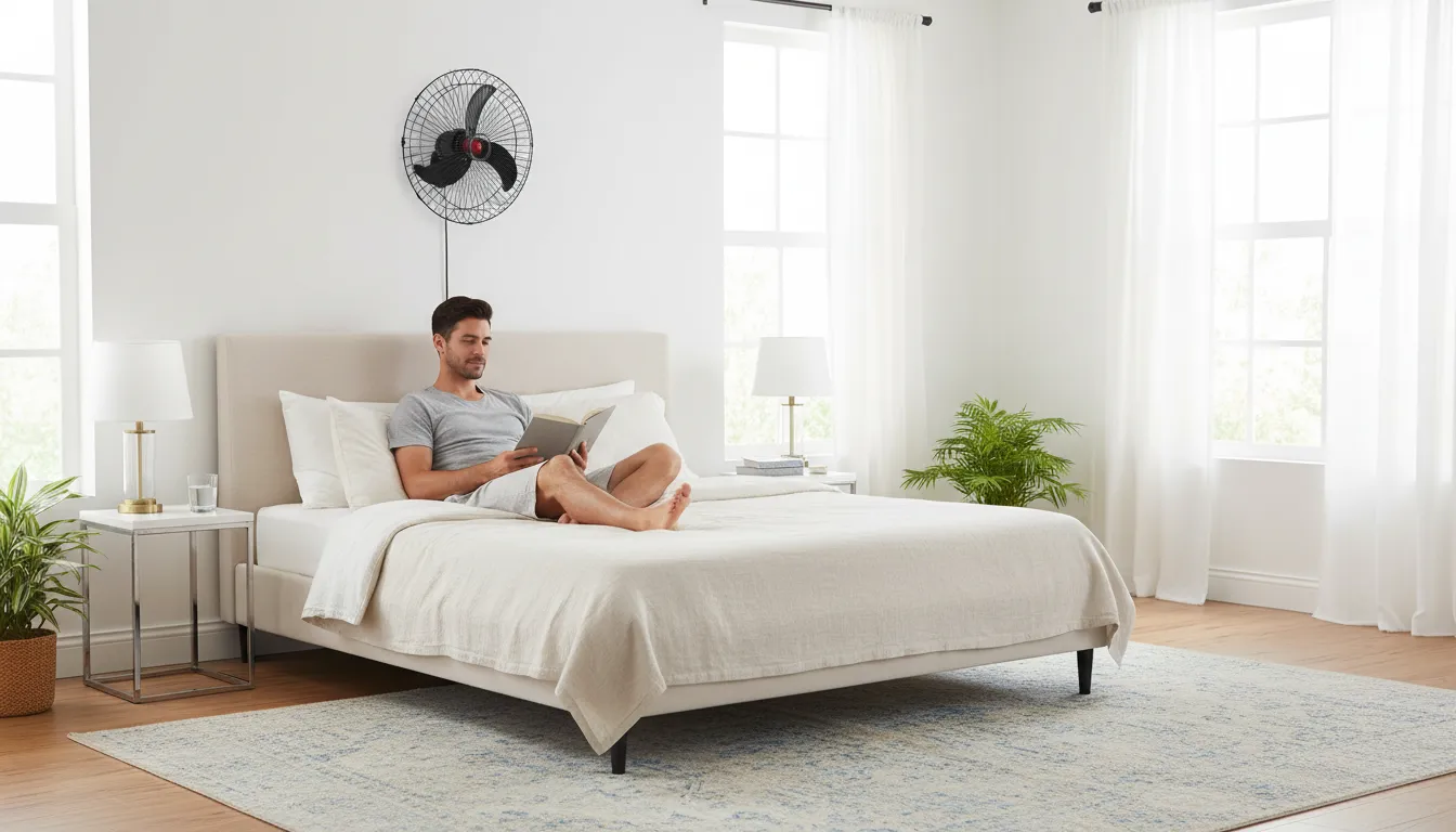 Qual ventilador de parede é ideal para sala de 20m²? Ventilador de parede potente para sala de 20m²