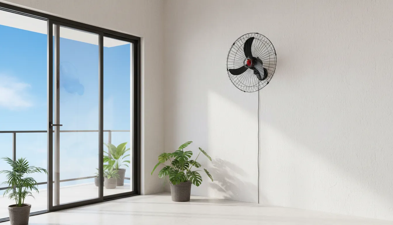 Qual ventilador de parede escolher para ambiente de 25m²? Qual ventilador de parede escolher para ambiente de 25m²?