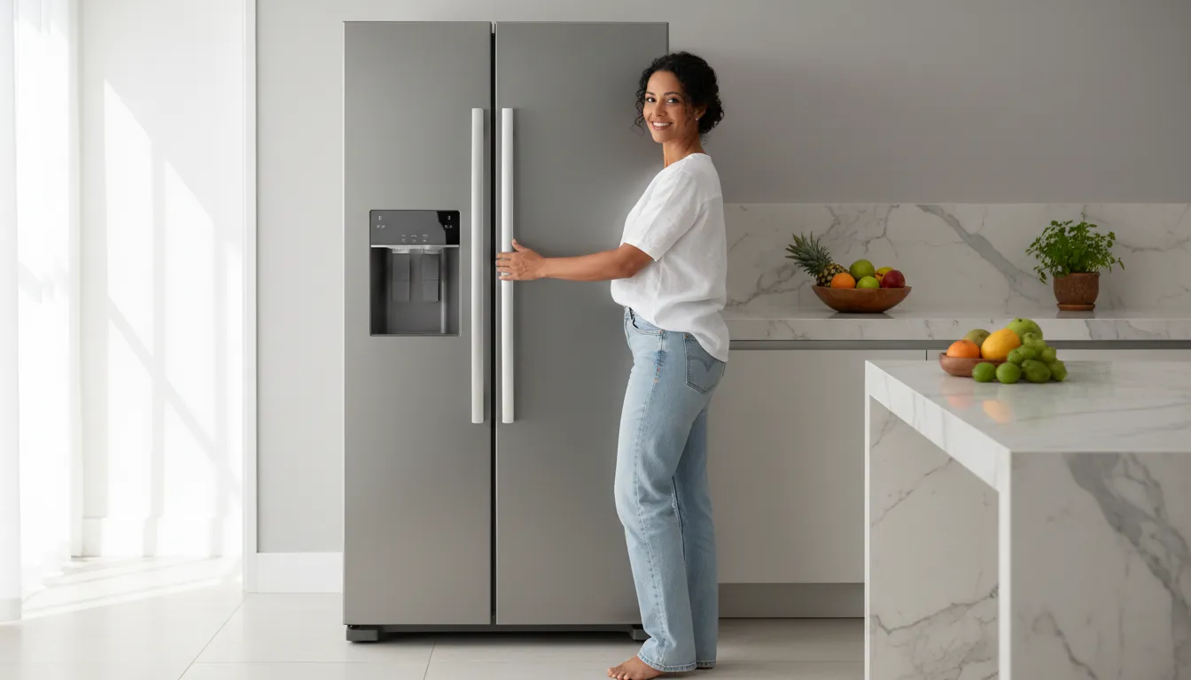 Geladeira inox para família de 6 pessoas: duplex ou side by side?