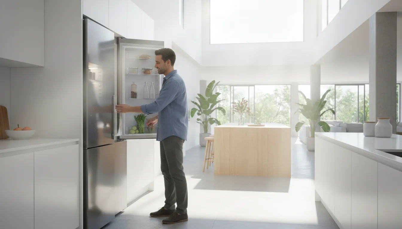 Geladeira inox quatro portas com maior capacidade e eficiência energética