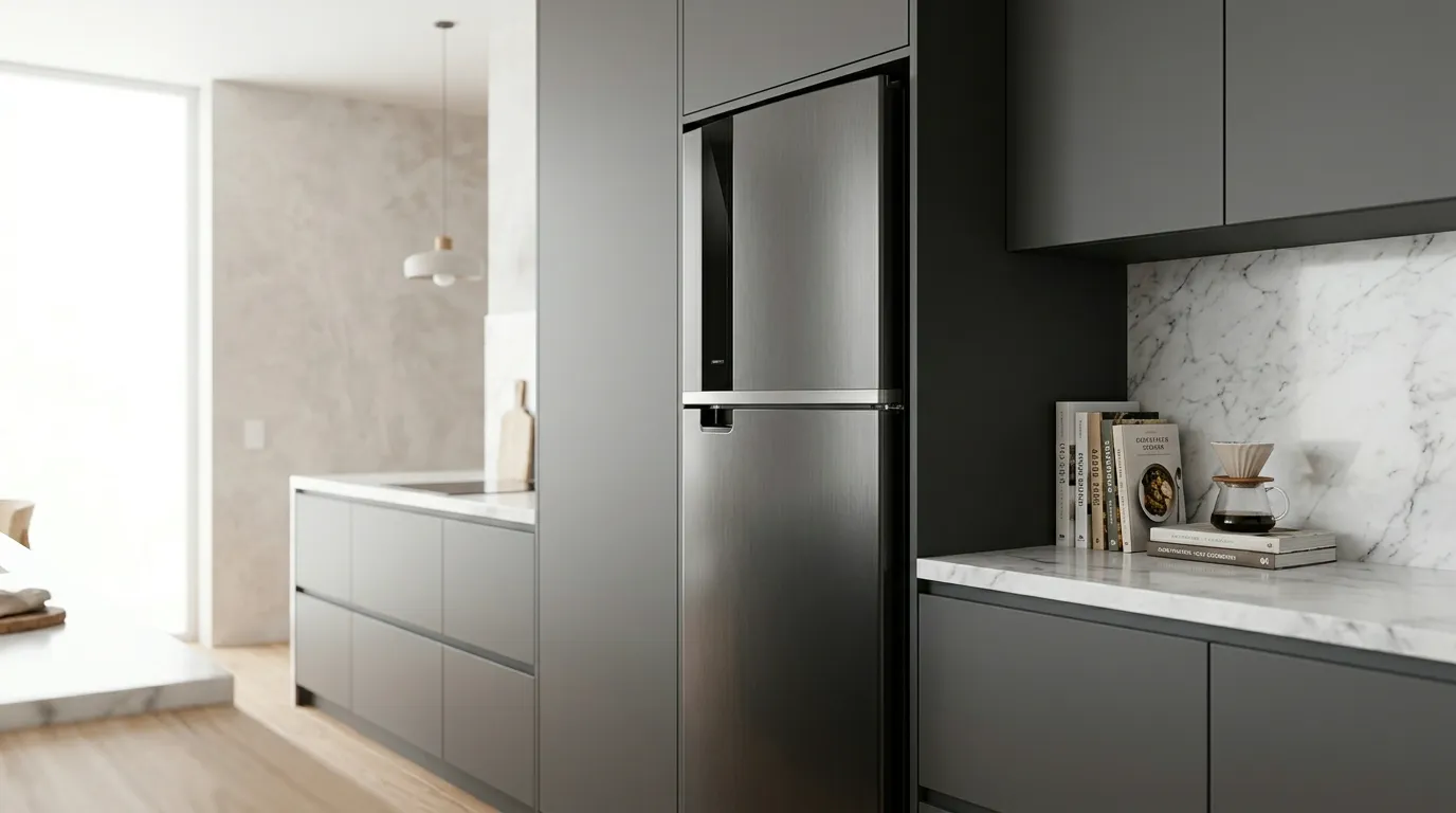 geladeira inox side by side para famílias grandes