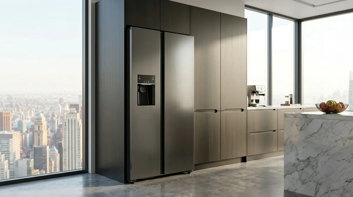 Geladeira inox com ótima eficiência energética e preço competitivo