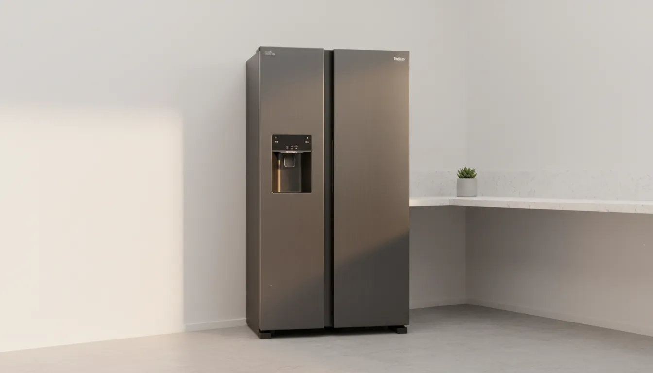 Geladeira inox compacta para espaços reduzidos