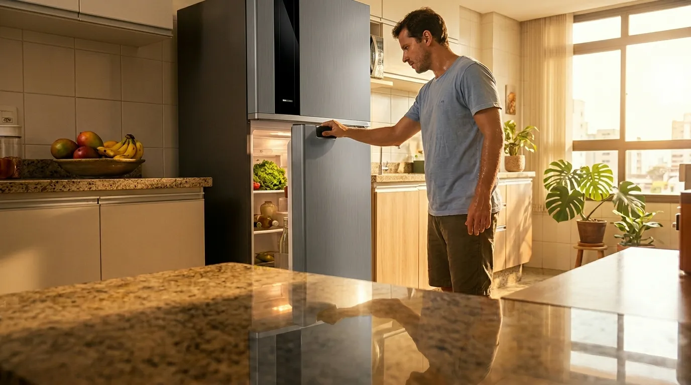 Design e tecnologia de geladeiras inox LG Door-in-Door